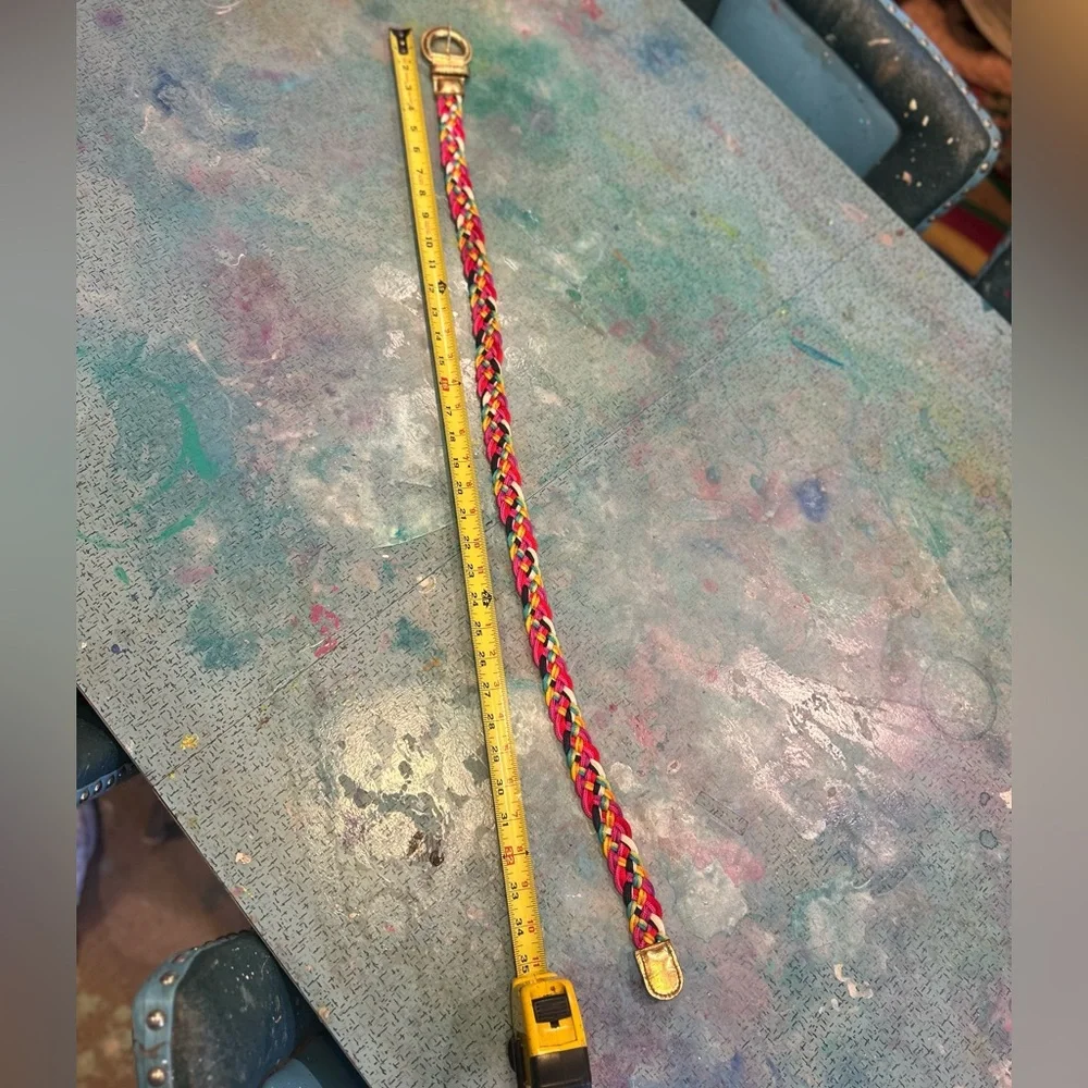 Vintage Colorful Corded Belt